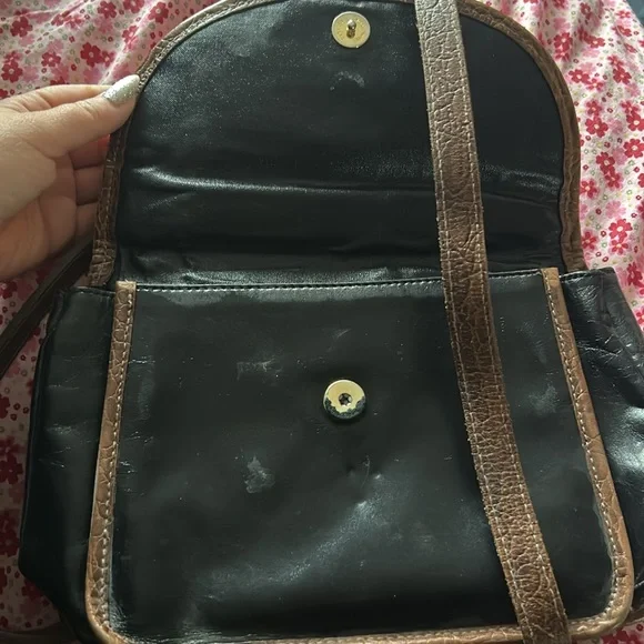Vintage Black & Brown Partner Purse - Picture 3 of 4